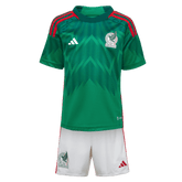 2026 Soccer Jersey Mexico 2022 Little Kids Home Mini Kit